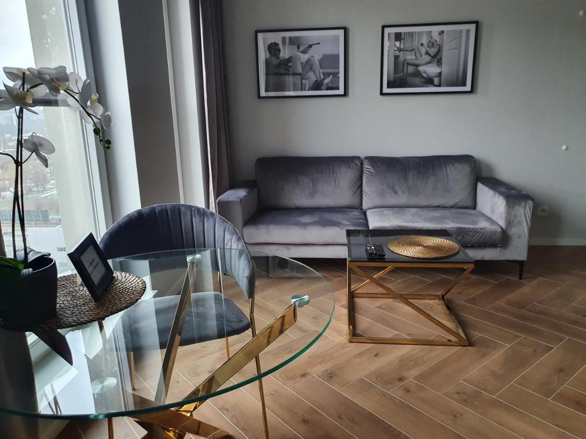 15 Pietro Sokolska 30 Towers Apartments - New- Lux- Parking- Sauna- Gym- And Good View From 15Th Floor Κατοβίτσε Εξωτερικό φωτογραφία